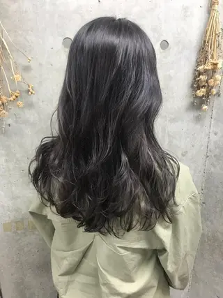 ロング カラー ヘアアレンジ clan所属・Satsuki ✂︎♡のヘアスタイル