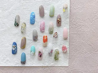 ネイル 【DELICAT】 溝の口店　KUMIのネイルデザイン