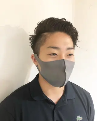 パーマ ヘアアレンジ メンズ ainico+所属・メンズ特化✂️栗原 侑也のヘアスタイル