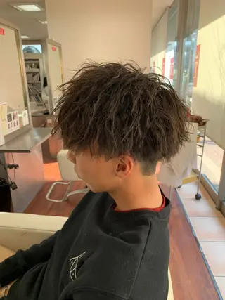 パーマ メンズ 👑ツイスパ👑 中谷 陸のヘアスタイル