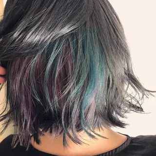 ミディアム カラー 原宿サロン代表 デザインカラー伊藤卓のヘアスタイル
