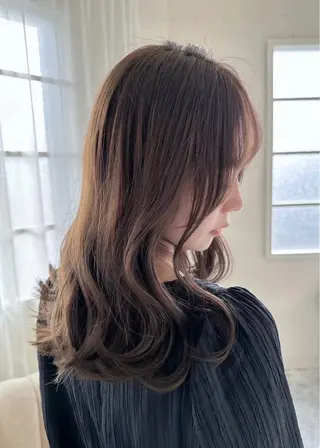 ロング 松本 かのんのヘアスタイル