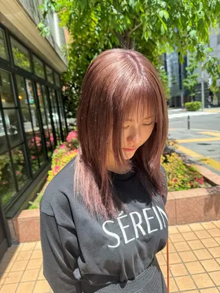 セミロング TRIERA 増川のヘアスタイル