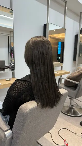 セミロング 横浜/髪質改善/ 艶髪/shoのヘアスタイル