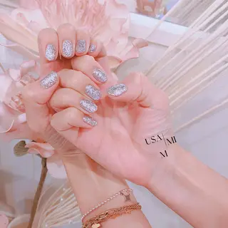 ミディアム ネイル USAMiMi 🐰💕のネイルデザイン