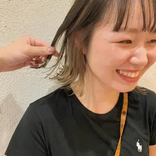 ショート カラー 髪質改善色素改善特化 keiのヘアスタイル