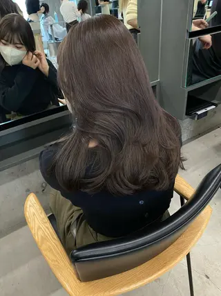 ロング カラー レイヤー/柔色 カラー/SAkiのヘアスタイル