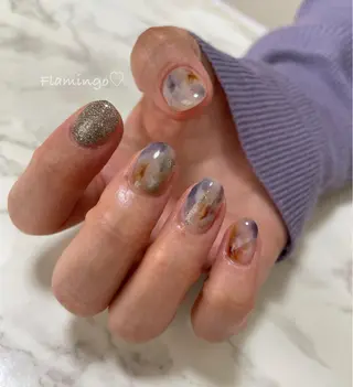 ネイル 40代からの爪に 優しい施術×自爪育成のネイルデザイン