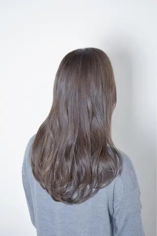 セミロング カラー 前髪/ハイライト得意 安西駿一　【銀座】のヘアスタイル