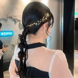 セミロング カラー ヘアアレンジ 🌱ボブ/レイヤー/ ベージュ/あやみ✨のヘアスタイル