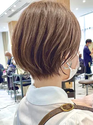 ショート 大阪/ショート 顔まわり/谷町のヘアスタイル