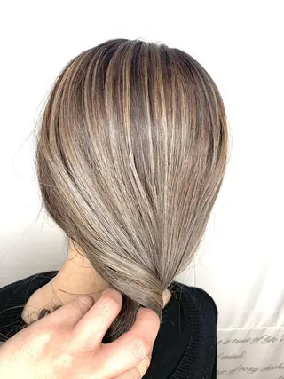 ロング カラー パーマ ヘアアレンジ メンズ キッズ ネイル マツエク・マツパ 髪質改善 艶髪🔵ﾌｾﾅｵﾔのヘアスタイル