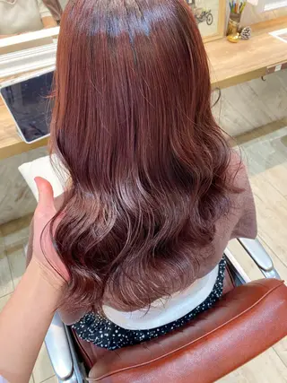 カラー ゆるふわパーマ🌼 アレンジ🌼リョウカのヘアスタイル