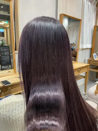 ロング カラー EARTH川越/オー ナー/阿部建のヘアスタイル