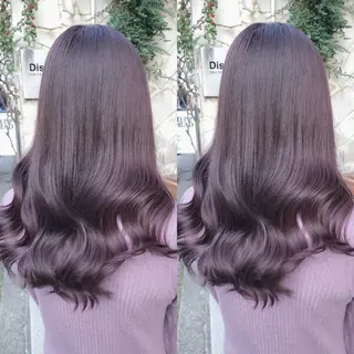 ロング カラー ブリーチ無しダブル カラー🦕まどかのヘアスタイル