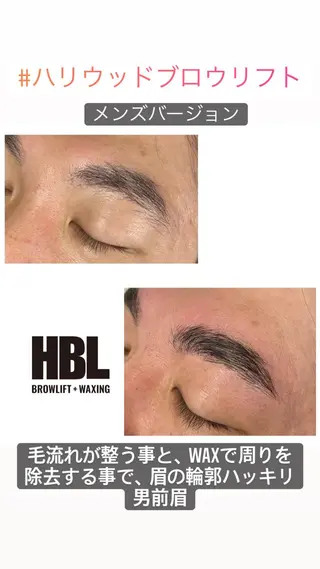 メンズ アイブロウ saika more Suzukiのマツエク・マツパデザイン