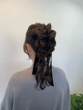 ヘアアレンジ カドムラ モエのヘアスタイル