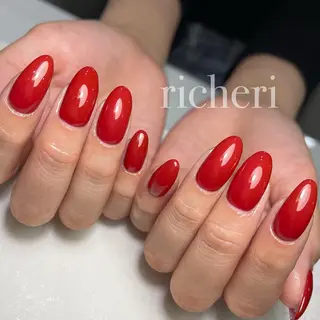 ミディアム ネイル richeri beautyのネイルデザイン