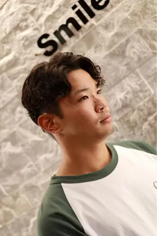 パーマ 福留 叶太のヘアスタイル