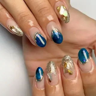 ミディアム ネイル 下妻市ﾈｲﾙｻﾛﾝ M_styleのネイルデザイン