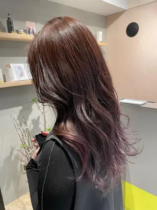 ロング カラー SALOWIN下北沢所属・hazuki 🌝のヘアスタイル
