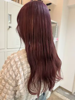 ロング カラー 刀根 梓織のヘアスタイル