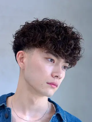 ショート パーマ メンズ fifth shibuya所属・fifth 菅崎愛斗のヘアスタイル