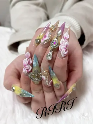 ネイル riri オーナーのネイルデザイン