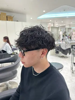 ショート パーマ メンズ 🐺韓国風メンズ特化 あさひ🐺のヘアスタイル