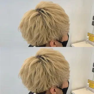 ショート カラー メンズ メンズ専門店 店長 小柳 裕夢のヘアスタイル