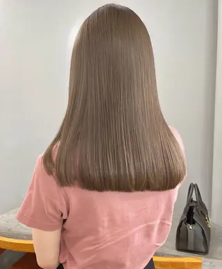 ロング 髪質改善×縮毛矯正× 艶カラー　吉原和磨のヘアスタイル