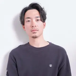 パーマ メンズ ツイスパ/波巻き対応 メンズ特化　石川愛理のヘアスタイル