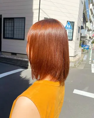 ミディアム 高橋 芽衣のヘアスタイル