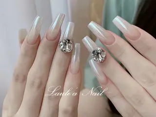 ロング 🌈 Laule'aのネイルデザイン