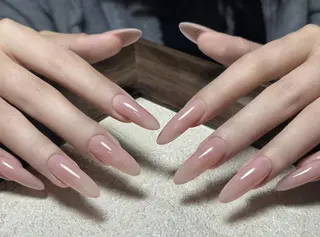 ネイル By moonネイル 🌷ワンホン/韓国風のネイルデザイン