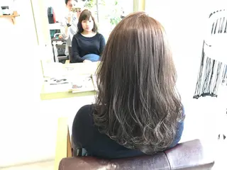 セミロング カラー メンズ指名多数!! SiLO 田島のヘアスタイル