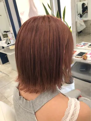 ミディアム カラー ヘアアレンジ 🧸縮毛矯正特化 金澤 彩香🎀のヘアスタイル
