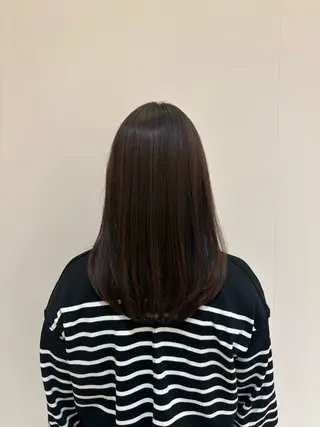 セミロング カット無料!飯田橋/ 神楽坂/入野文歌のヘアスタイル