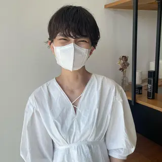 ショート パーマ 髙橋奈緒子 ⭐︎newi京橋のヘアスタイル