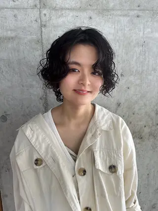 ミディアム パーマ 🎨デザイン🥇 美髪・艶髪　日暮千敬のヘアスタイル