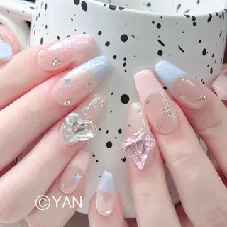 ネイル 長いだし/スカルプ/ パラシェルN.oneのネイルデザイン