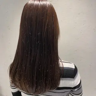ロング カラー 外山 実咲のヘアスタイル