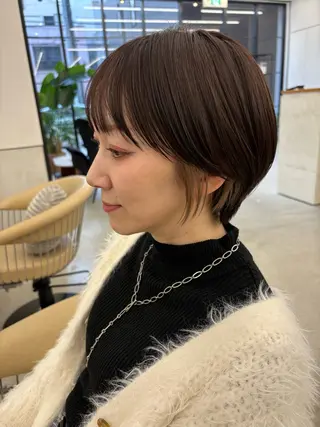 ショート ボブ/縮毛矯正/艶髪 /さのまなみのヘアスタイル