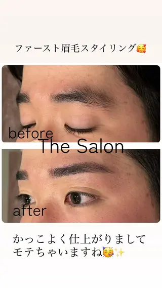メンズ アイブロウ The Salon 脱毛&眉毛スタイリング&セルフホワイトニング所属・The Salon 脱毛&眉毛の眉毛・アイブロウイメージ