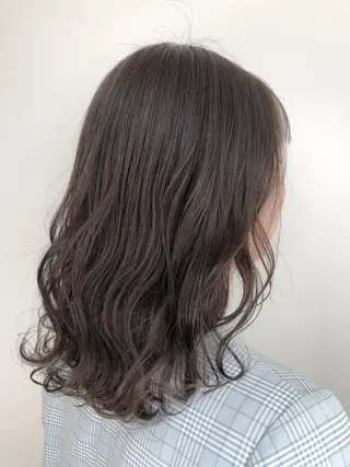 ミディアム カラー SALOWIN神戸三宮East店所属・【透明感、艶髪】西村 有司のヘアスタイル