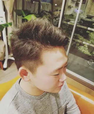 ショート メンズ spa hair  ark 富井直美のヘアスタイル