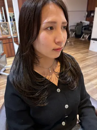 ロング カラー しみず さくら🌸のヘアスタイル