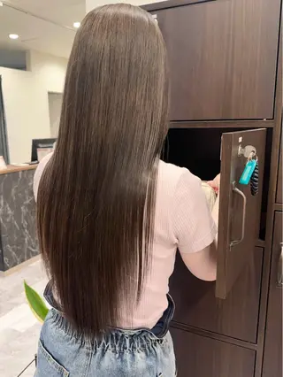 ロング カラー パーマ 髪質改善特化【荻窪】 RYOTOのヘアスタイル
