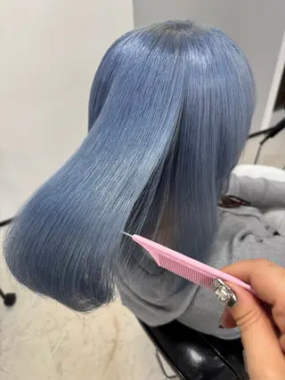 ミディアム カラー ヒラガカナ▼ ECLAT HAIRのヘアスタイル