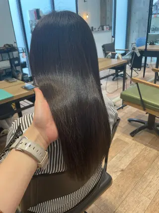 ロング カラー Hair Design lima所属・耳つぼ/クロスパーマ /イシグロのヘアスタイル